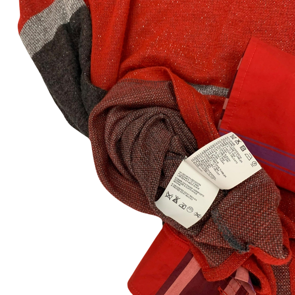 Vivienne Westwood Man Striped Knit Collared Shirt (Size M)