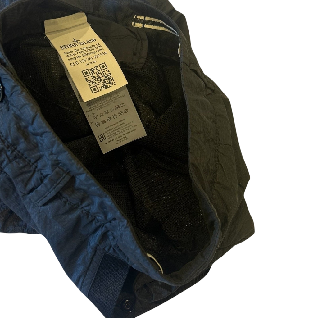 Stone Island Type RE Metal Nylon Cargo Pants Black (Size 34")