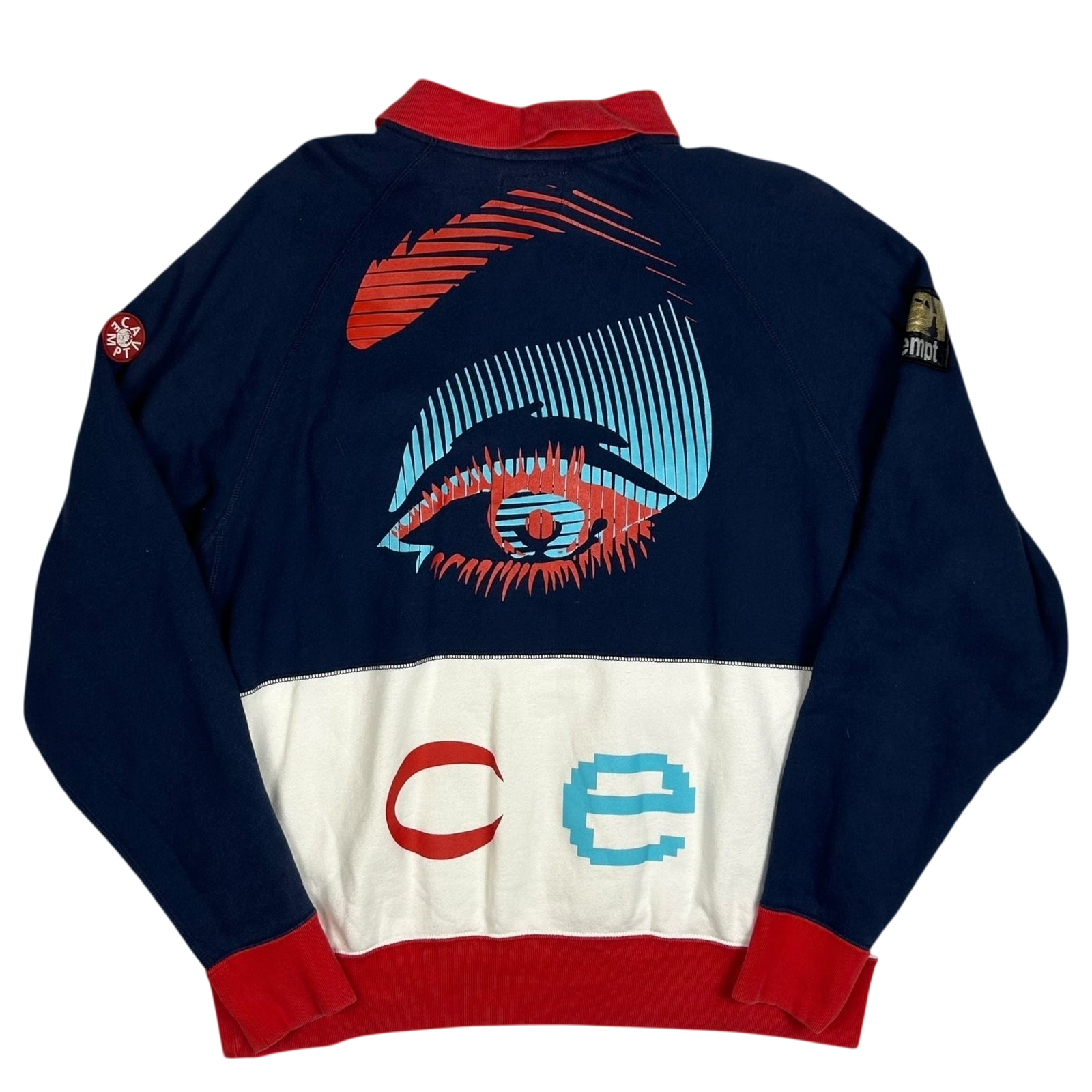 Rare Cav Empt CAV-UAL Collared Sweatshirt (Size M)