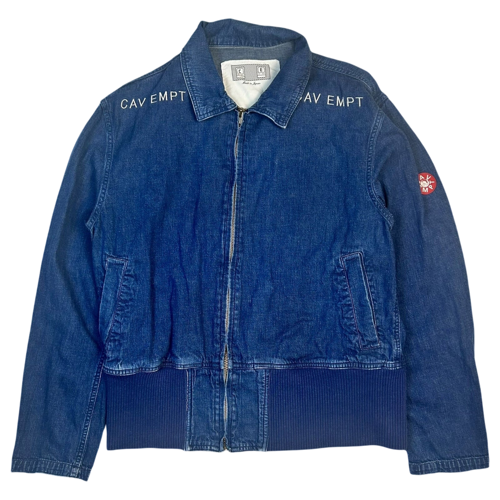 Cav Empt Denim Zip Up Jacket (Size M)