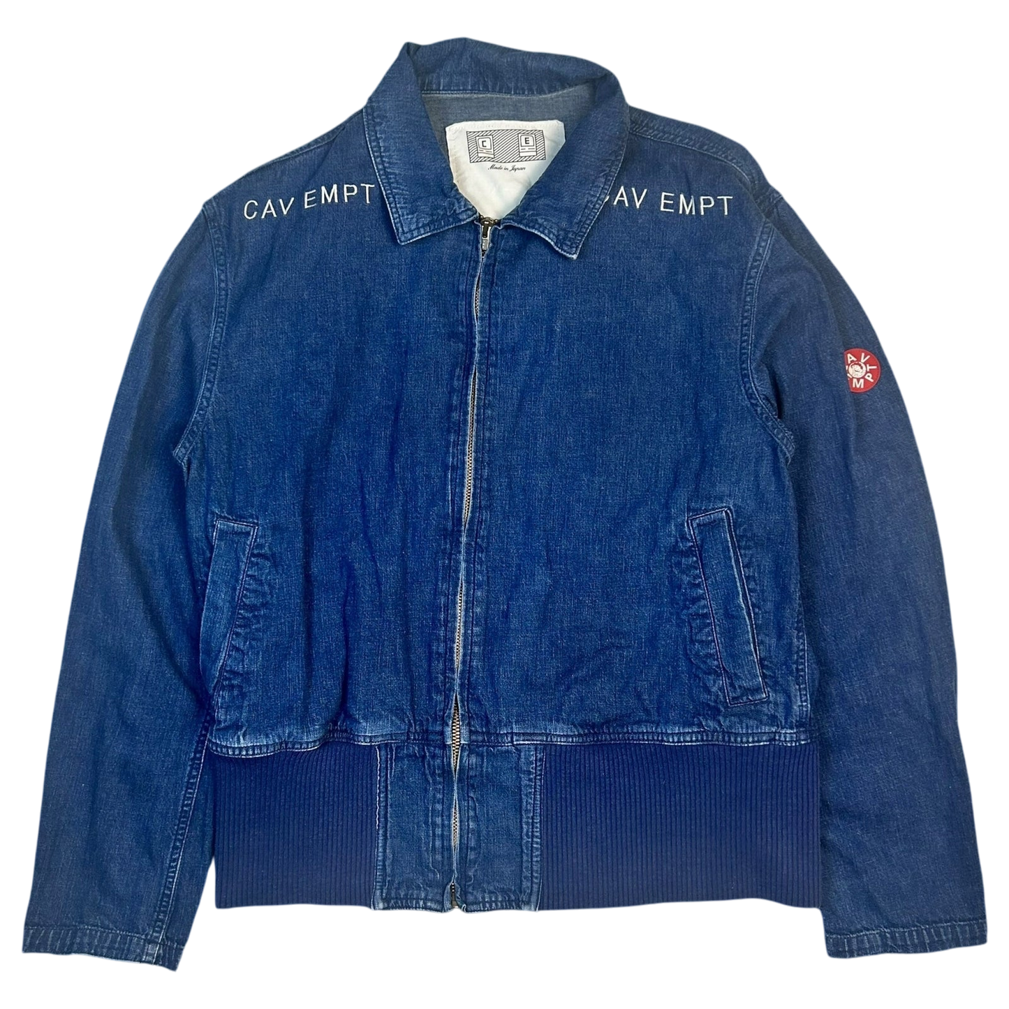 Cav Empt Denim Zip Up Jacket (Size M)