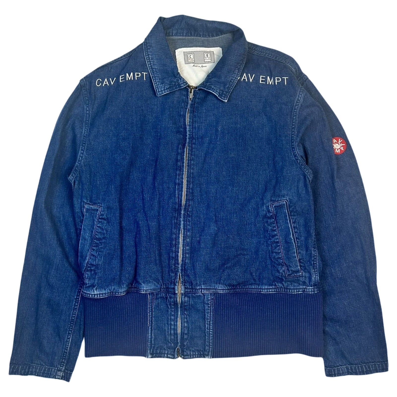 Cav Empt Denim Zip Up Jacket (Size M)