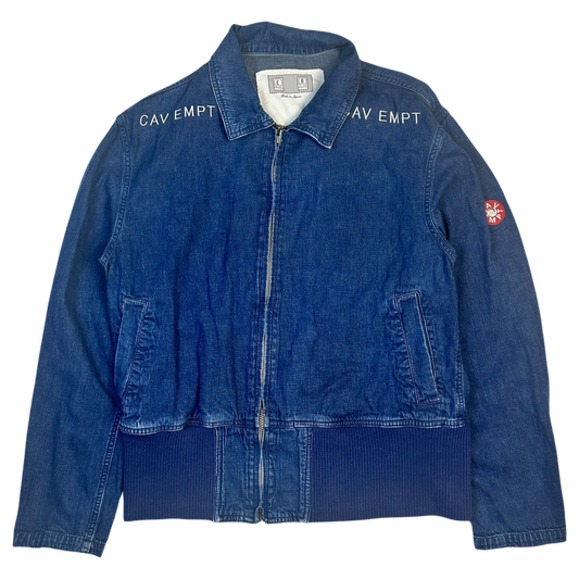 Cav Empt Denim Zip Up Jacket (Size M)