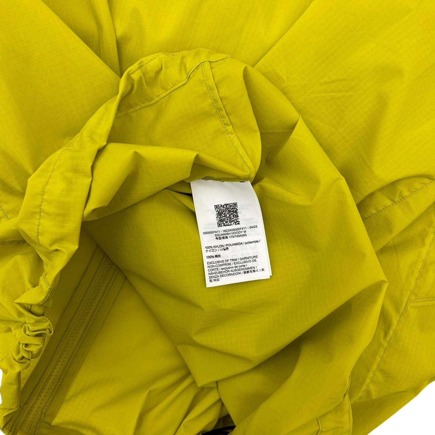 Arc'teryx Squamish Jacket Neon Yellow (Size M)