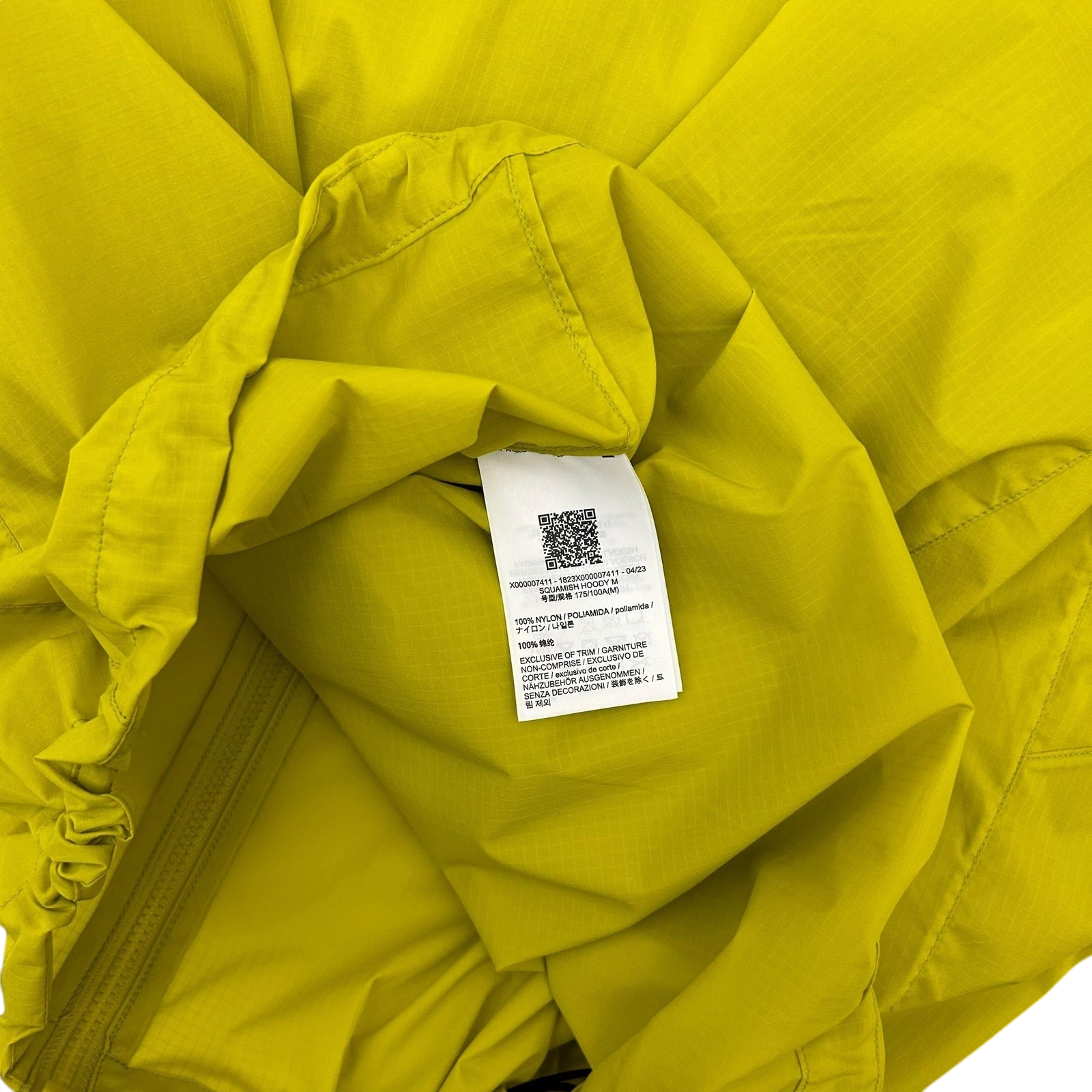 Arc'teryx Squamish Jacket Neon Yellow (Size M)