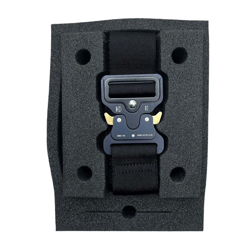 1017 ALYX 9SM Clasp Roller Coaster Belt Black