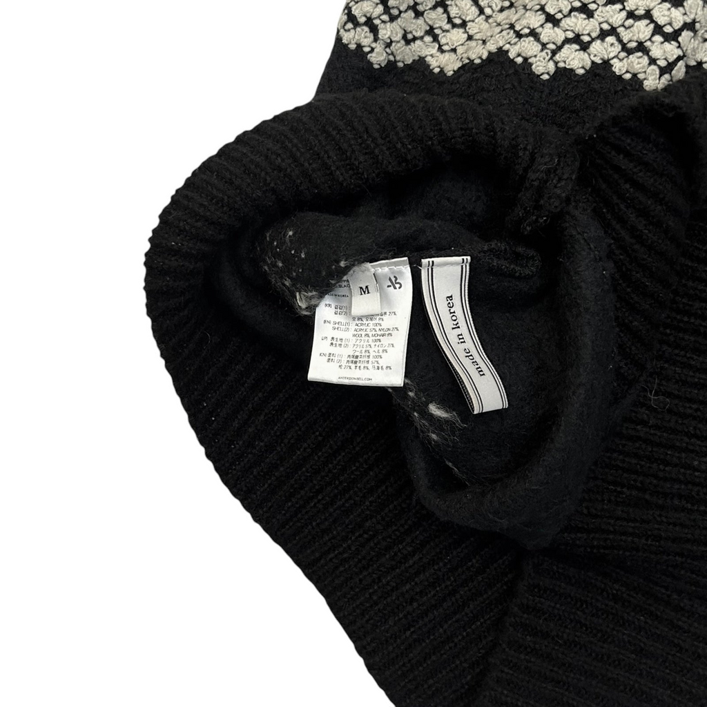 Andersson Bell Embroidered Long Vest Black (Fits L-XL)