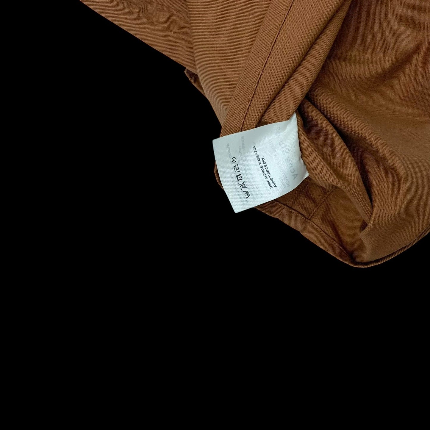 Acne Studios AW17 Houston Shirt Brown (Fits L-XL)