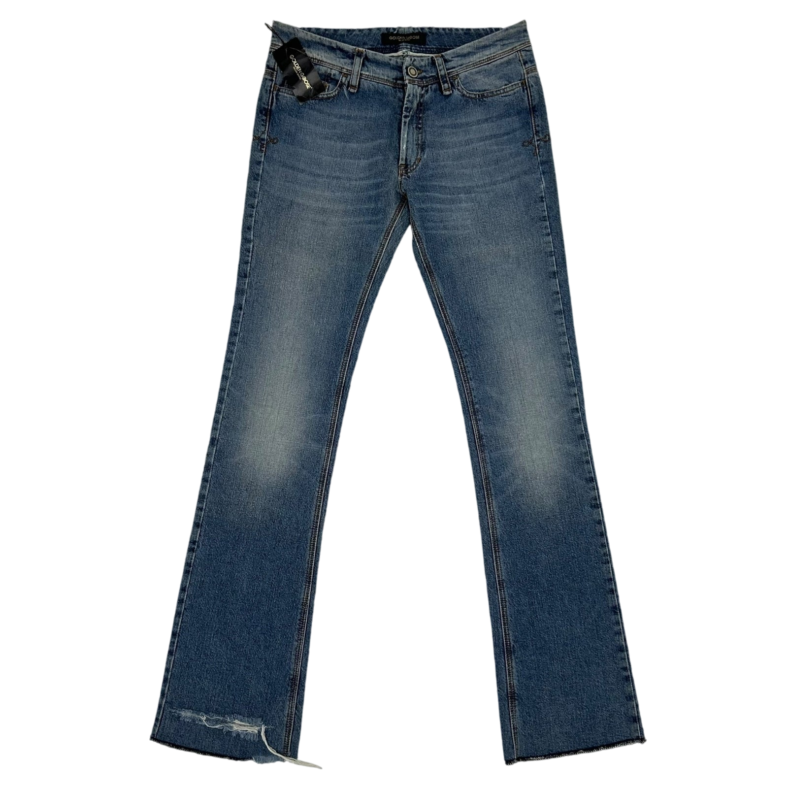 Golden Goose Arizona Bootcut Washed-Effect Jeans (Size fits 30")