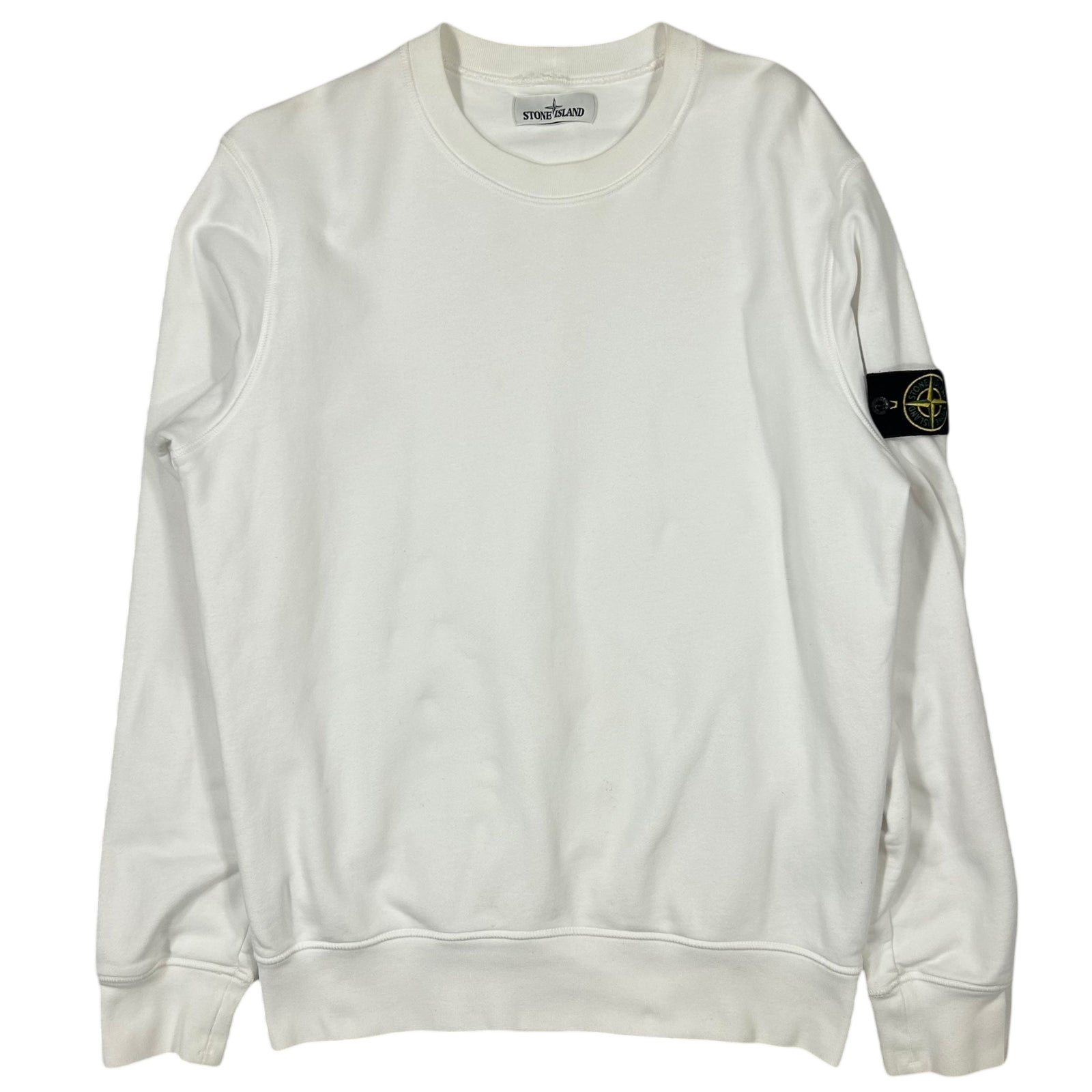 Stone Island Crewneck Sweater White (Fits M/L)