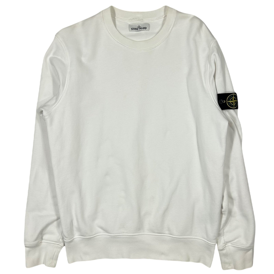 Stone Island Crewneck Sweater White (Fits M/L)