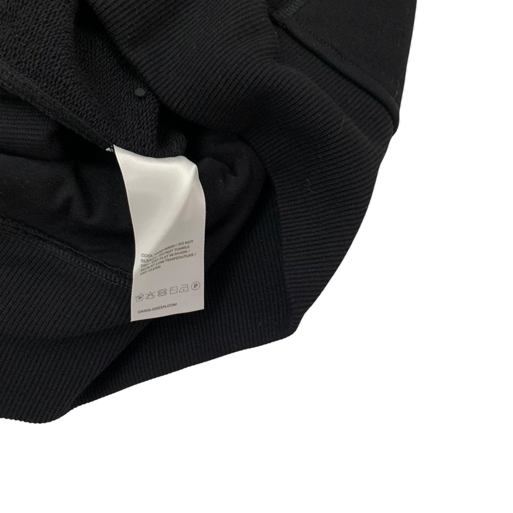 Craig Green Lace-up Detailing Hoodie Black (Fits L-XL)