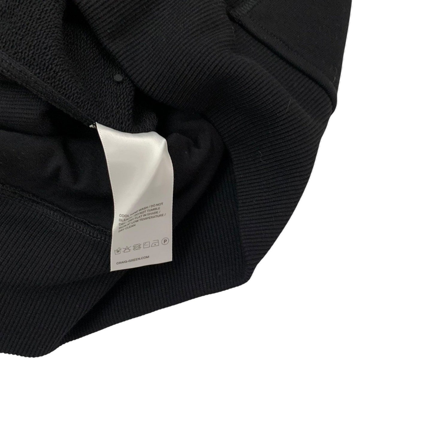 Craig Green Lace-up Detailing Hoodie Black (Fits L-XL)