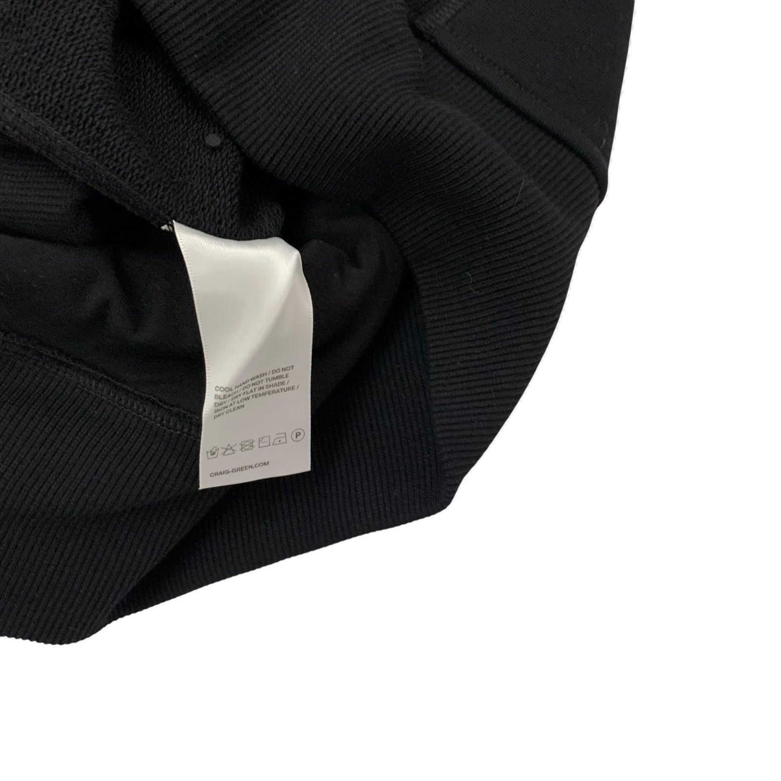 Craig Green Lace-up Detailing Hoodie Black (Fits L-XL)