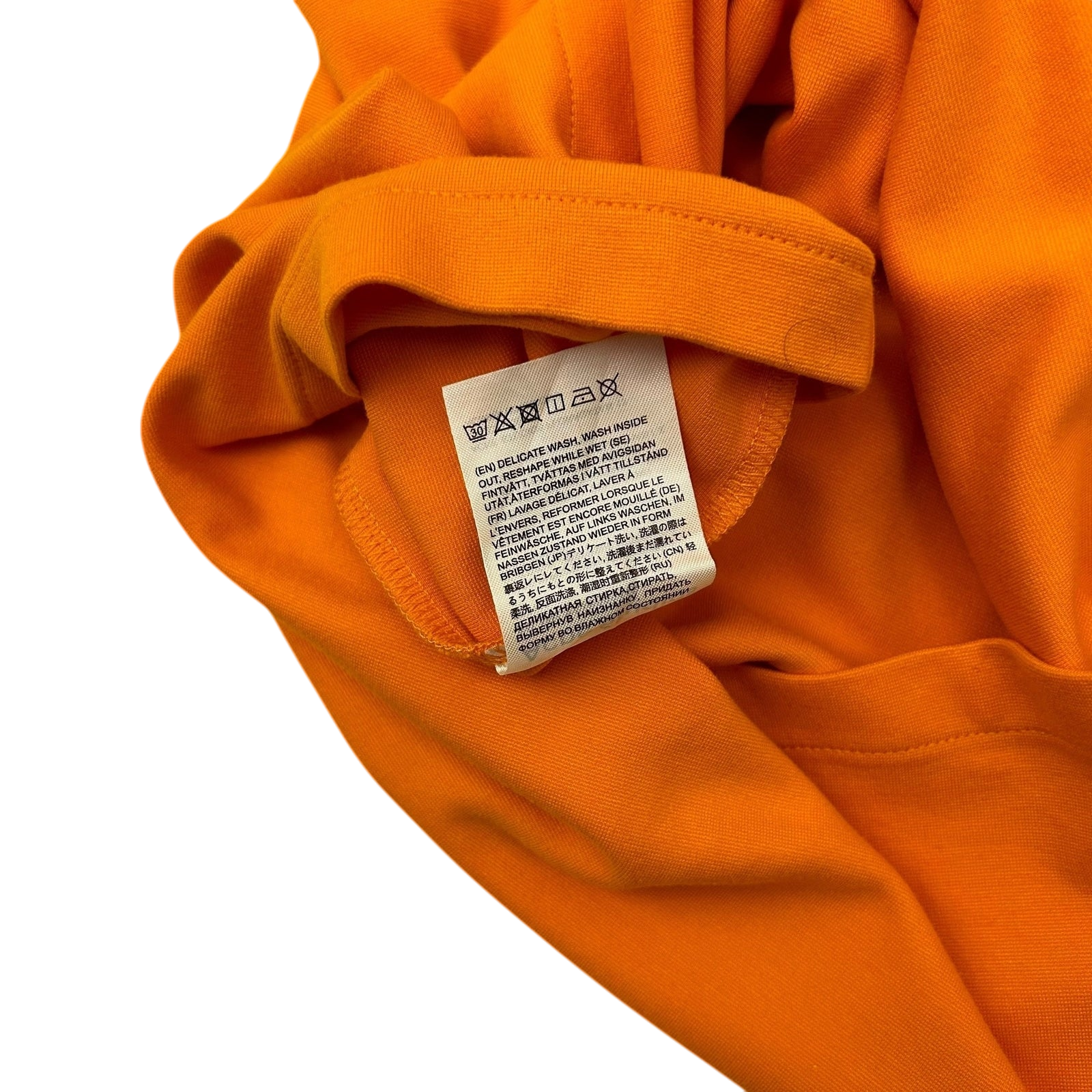 Acne Studios Jacquard Logo T-Shirt Orange (Fits L)