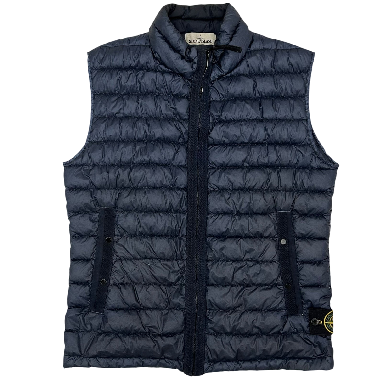 Stone Island Garment Dyed Down Gilet Navy (Fits S/M)
