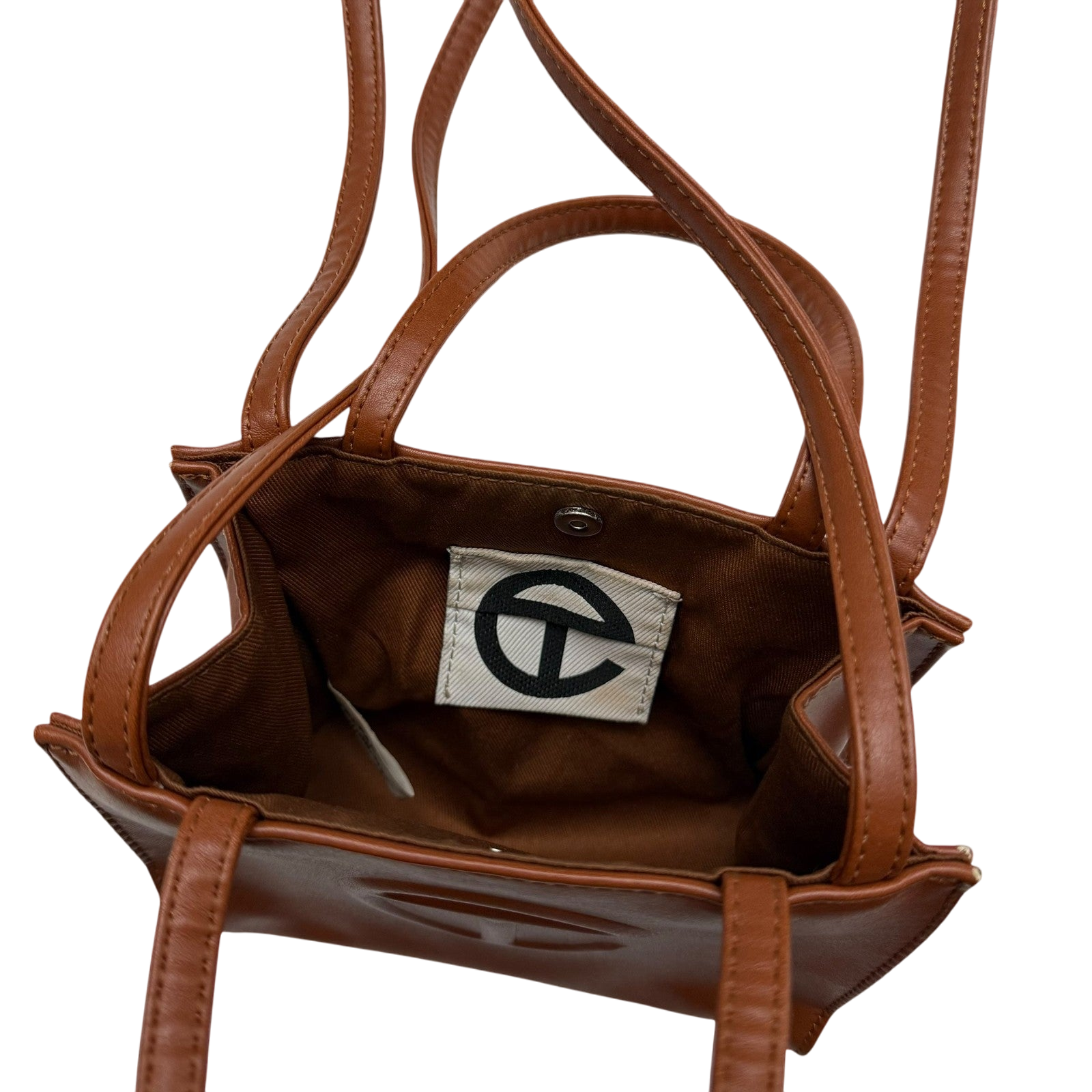 Telfar Small Shopping Bag Brown