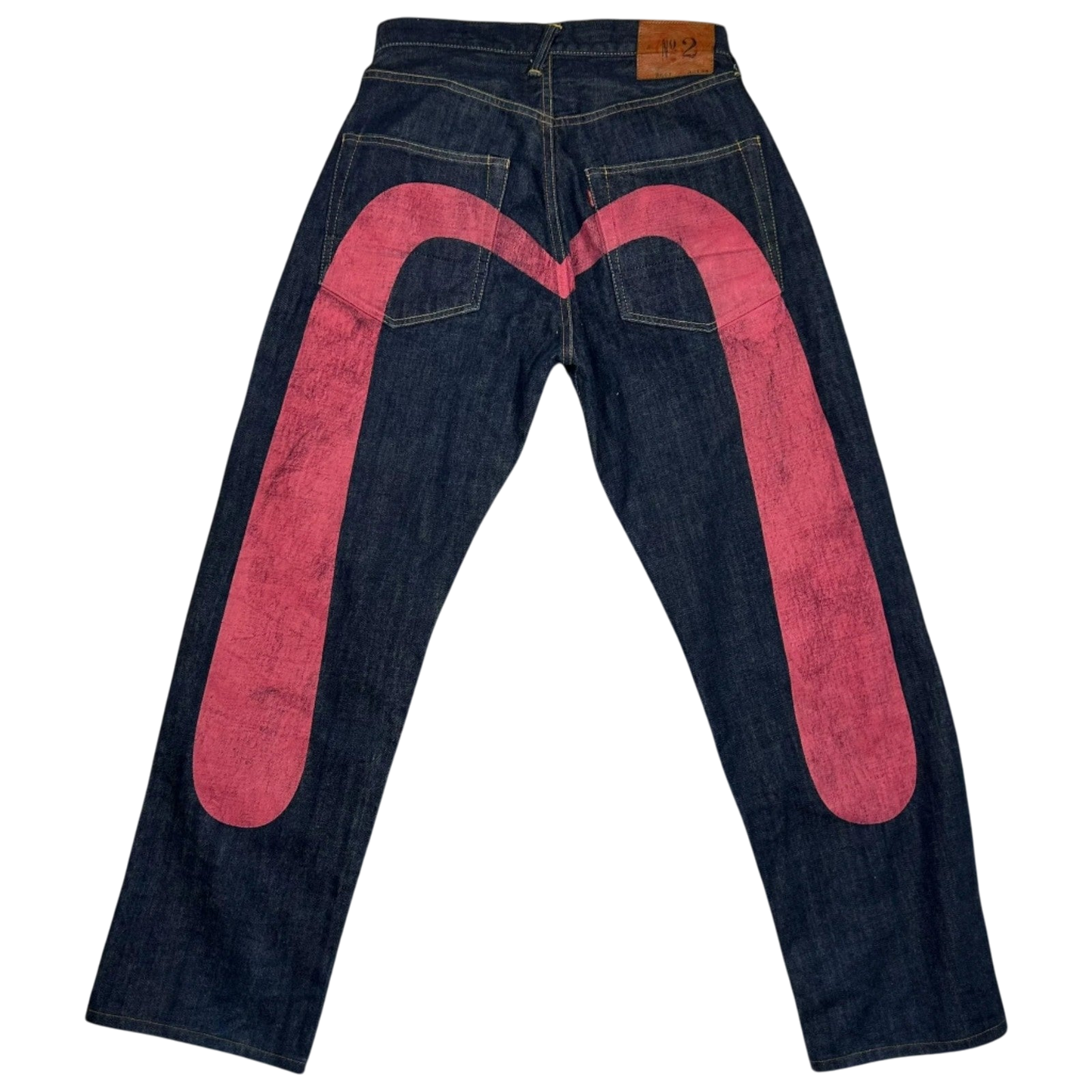 Vintage Evisu Pink Daicock Logo Jeans (Fits 30")