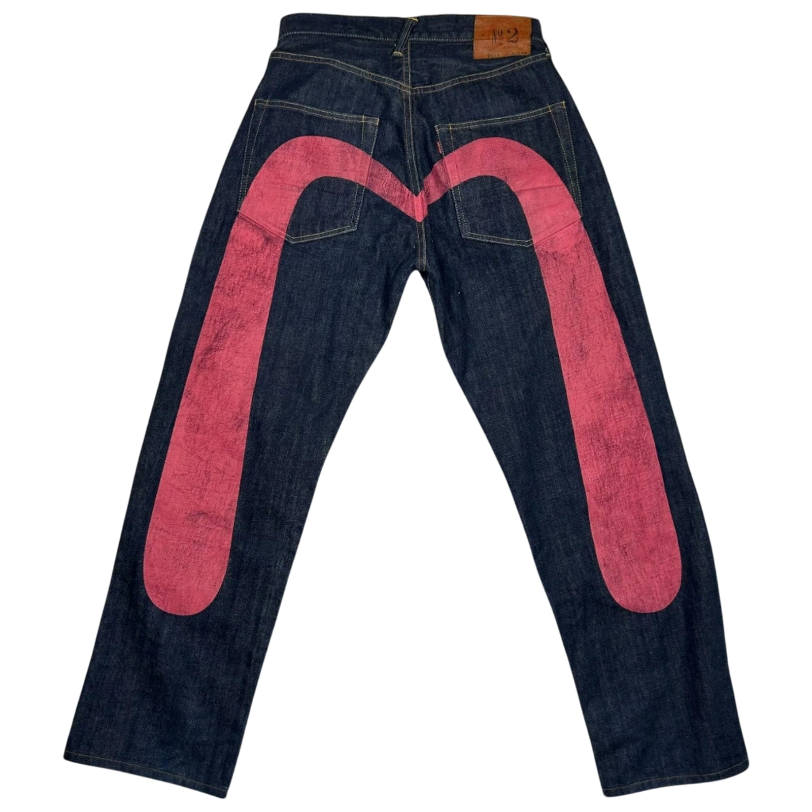 Vintage Evisu Pink Daicock Logo Jeans (Fits 30")
