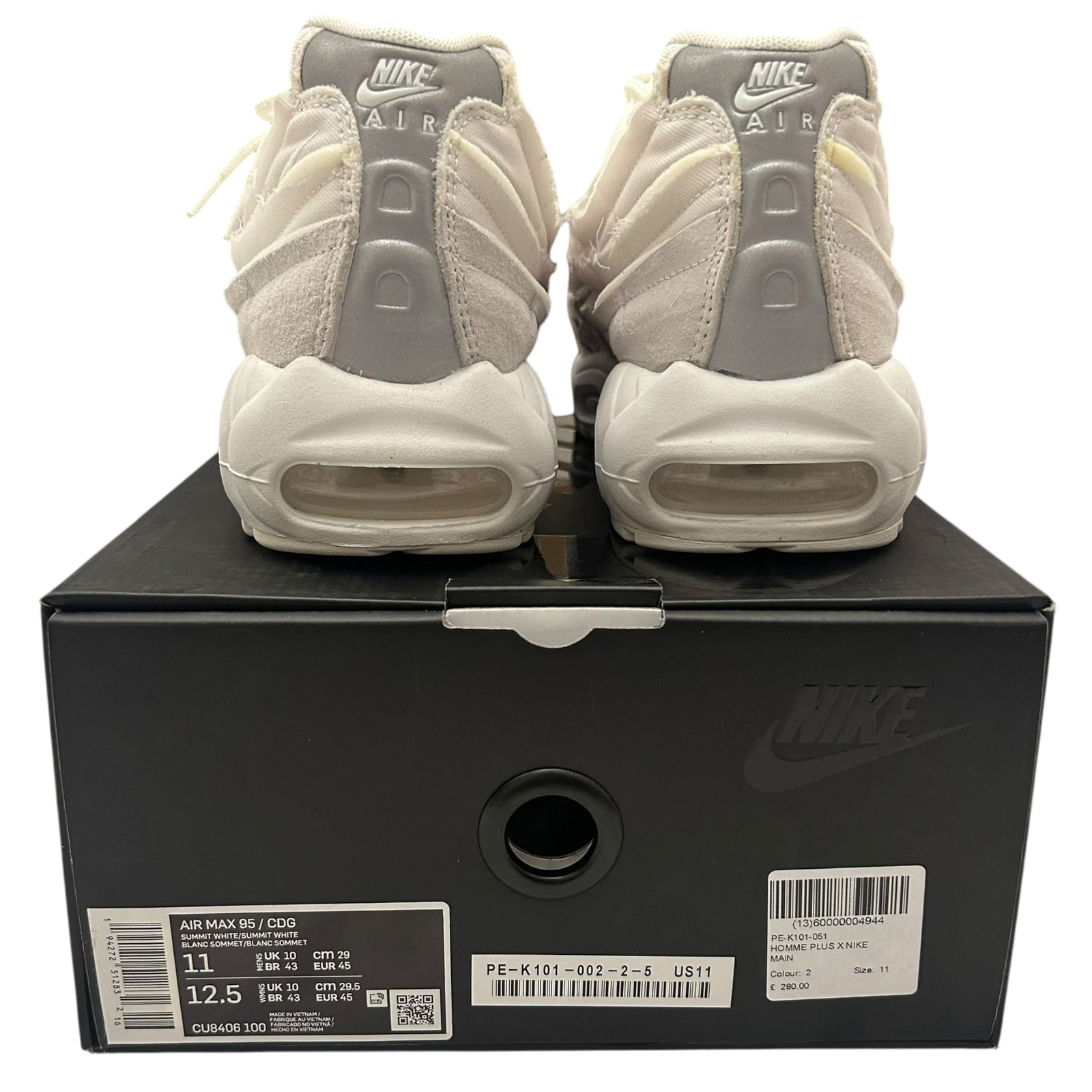 Nike x Comme des Garçons Air Max 95 ‘Summit White’ (US11 / UK10)