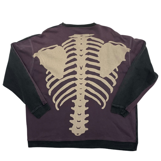 Kapital 2 Tone Remake Oversized Bone Sweatshirt (Free size)