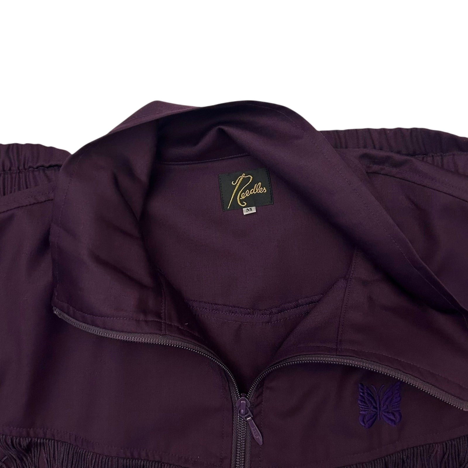 Needles Poly Smooth Fringe Track Jacket (Size M)