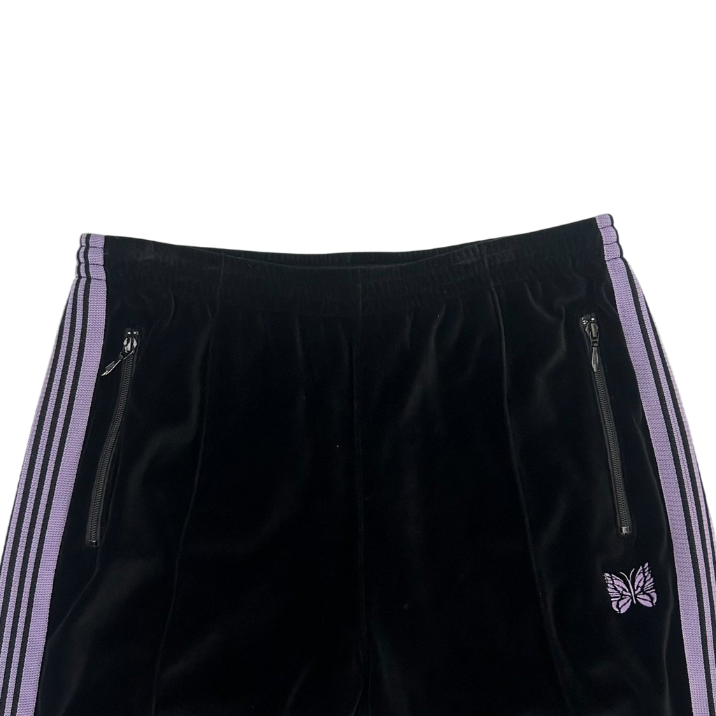 Needles Velour Track Pants Black/Pink (Size L)