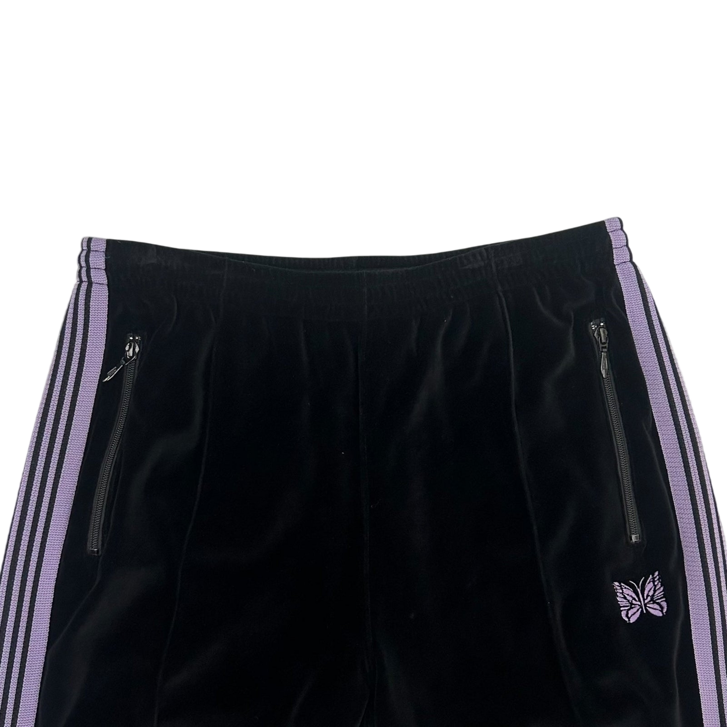 Needles Velour Track Pants Black/Pink (Size L)