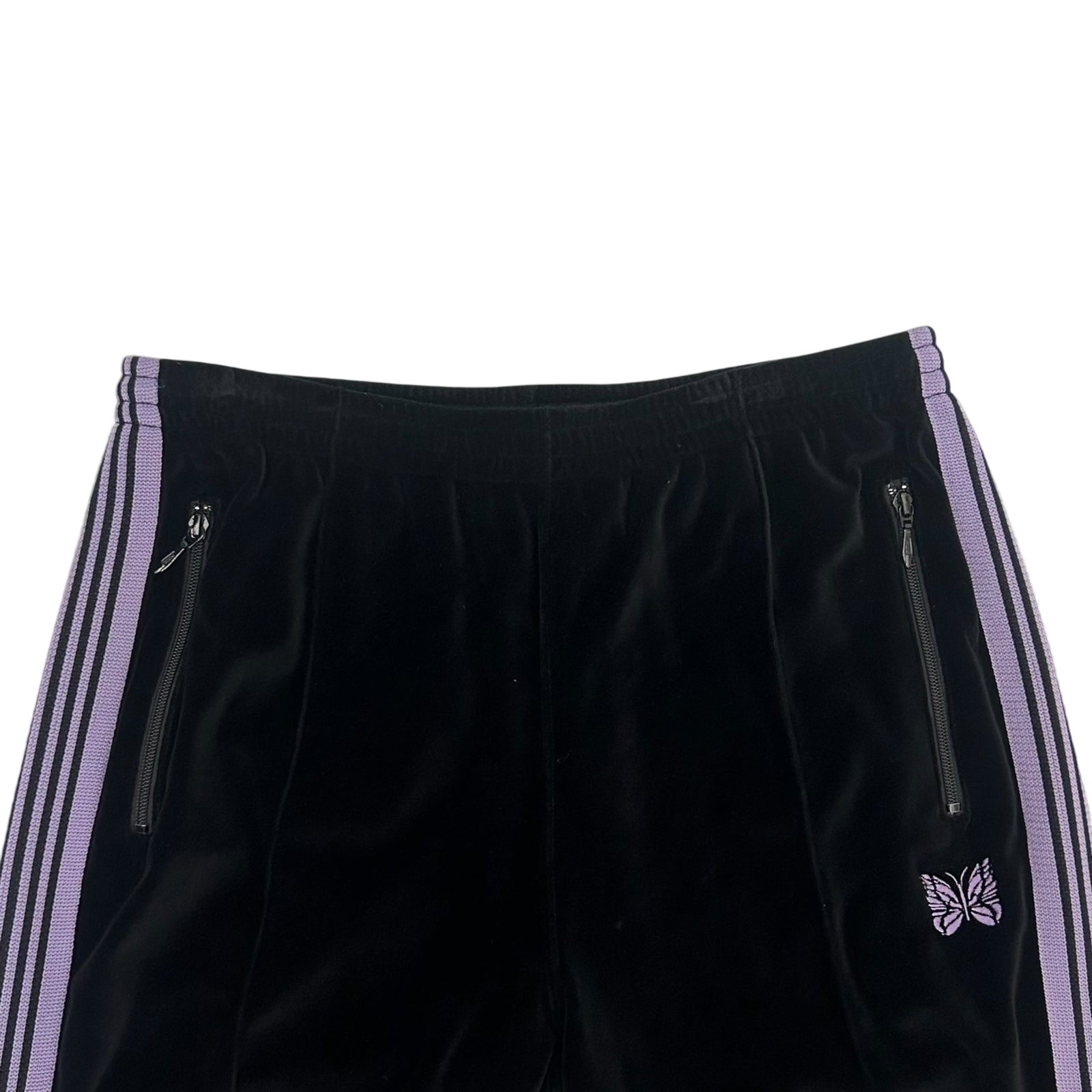 Needles Velour Track Pants Black/Pink (Size L)