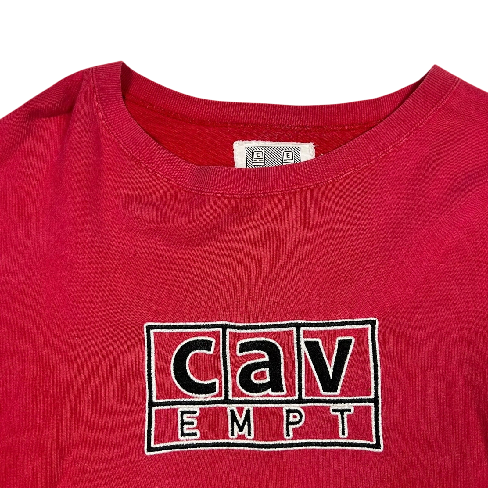 Cav Empt Box Logo Crewneck Sweatshirt (Fits L/XL)