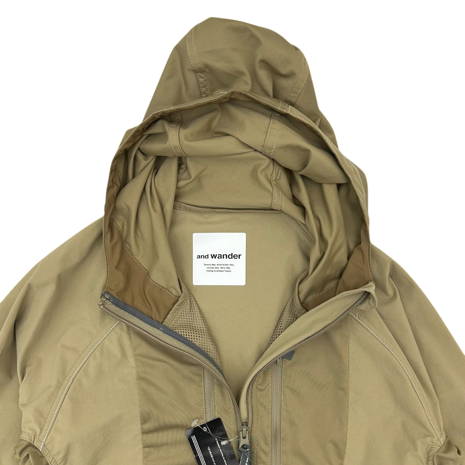And Wander Trek 2 Jacket Beige(Fits M/L)