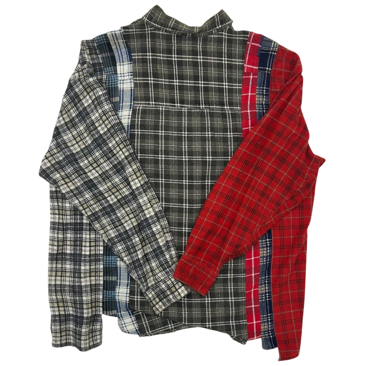 Needles Rebuild 7 Cut Flannel Shirt (Size L)