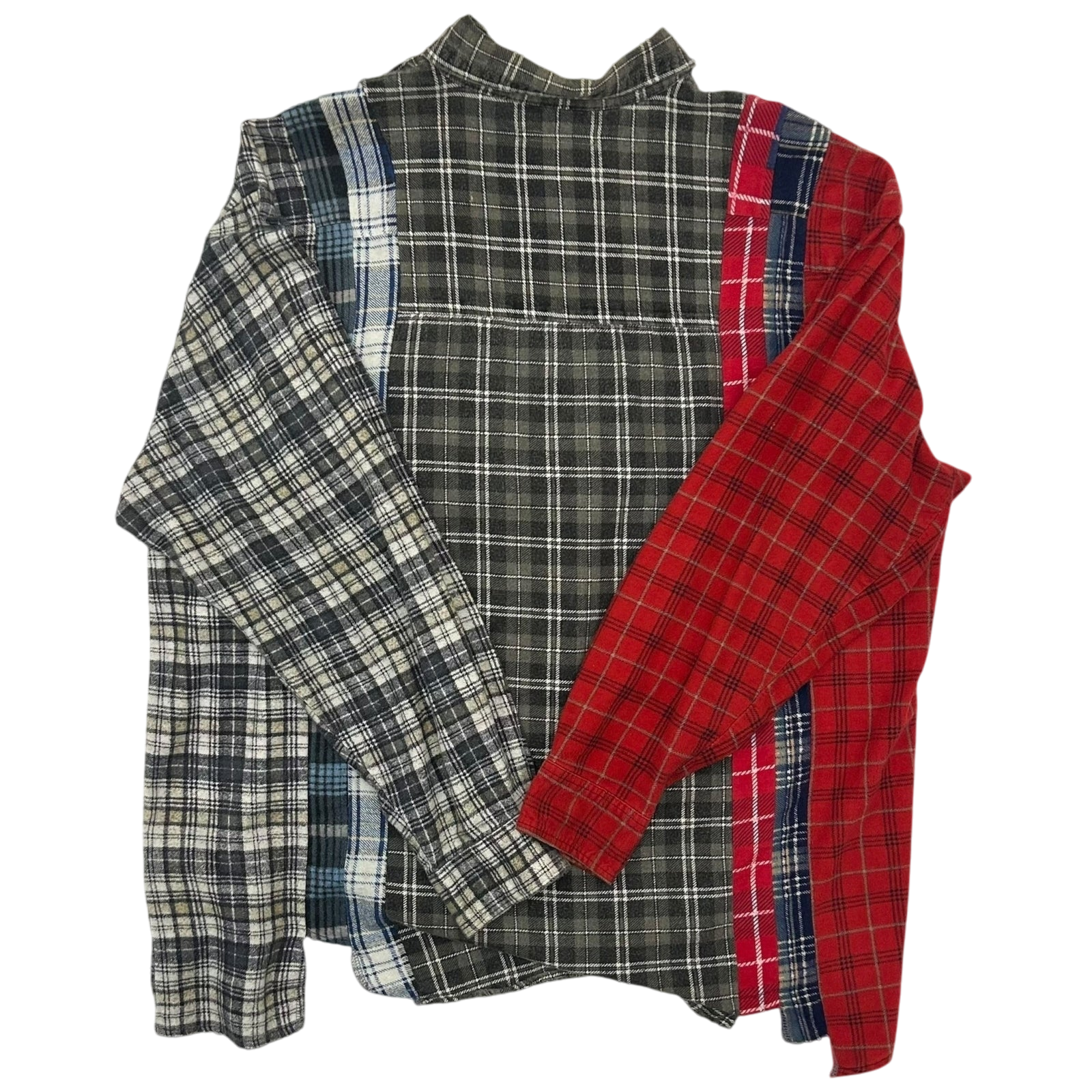 Needles Rebuild 7 Cut Flannel Shirt (Size L)