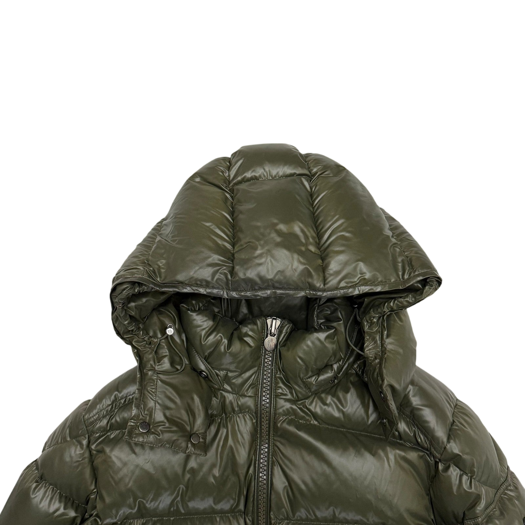 Moncler Maya Quilted Nylon Down Jacket Olive Green (Fits M-L)