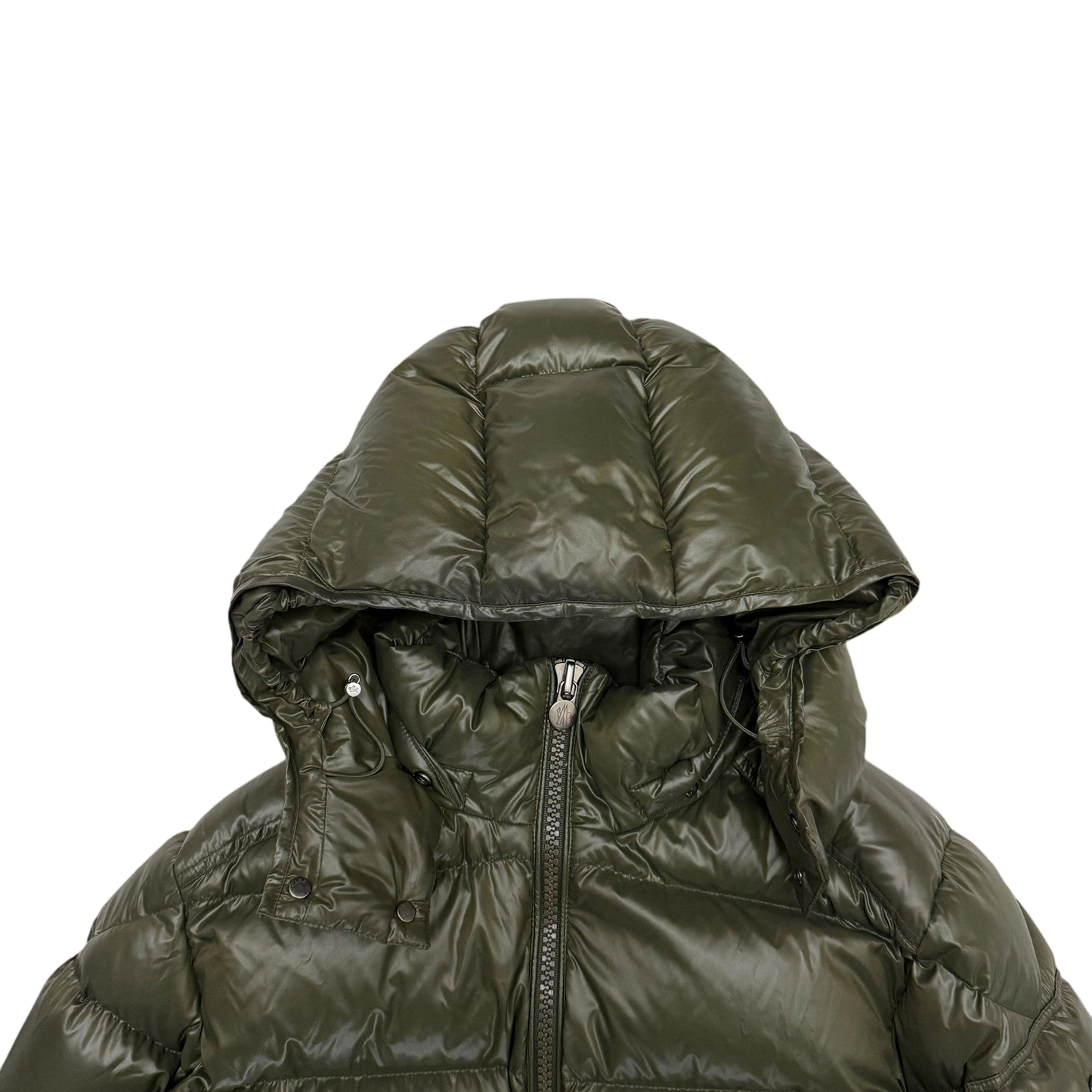 Moncler Maya Quilted Nylon Down Jacket Olive Green (Fits M-L)