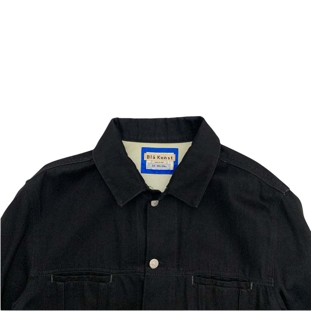 Acne Studios Blå Konst Pass Denim Jacket Black (Fits M-L)