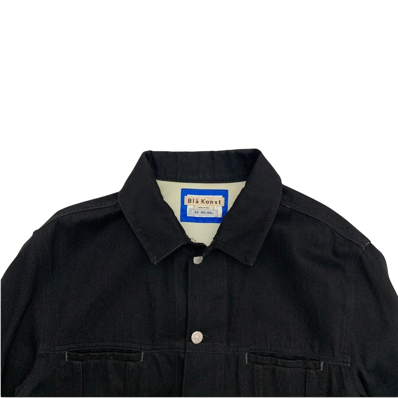 Acne Studios Blå Konst Pass Denim Jacket Black (Fits M-L)