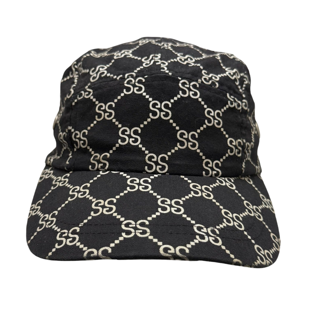 Stussy Vintage 2001 ‘Stucci’ Monogram Cap Black
