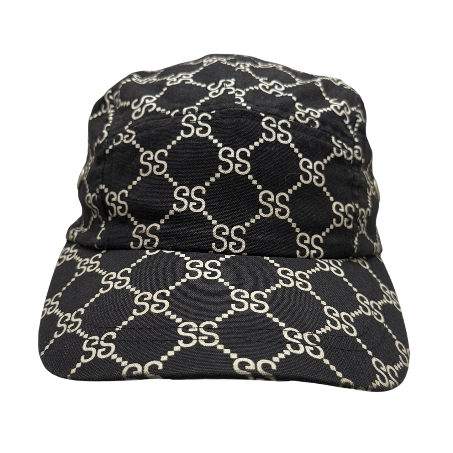 Stussy Vintage 2001 ‘Stucci’ Monogram Cap Black