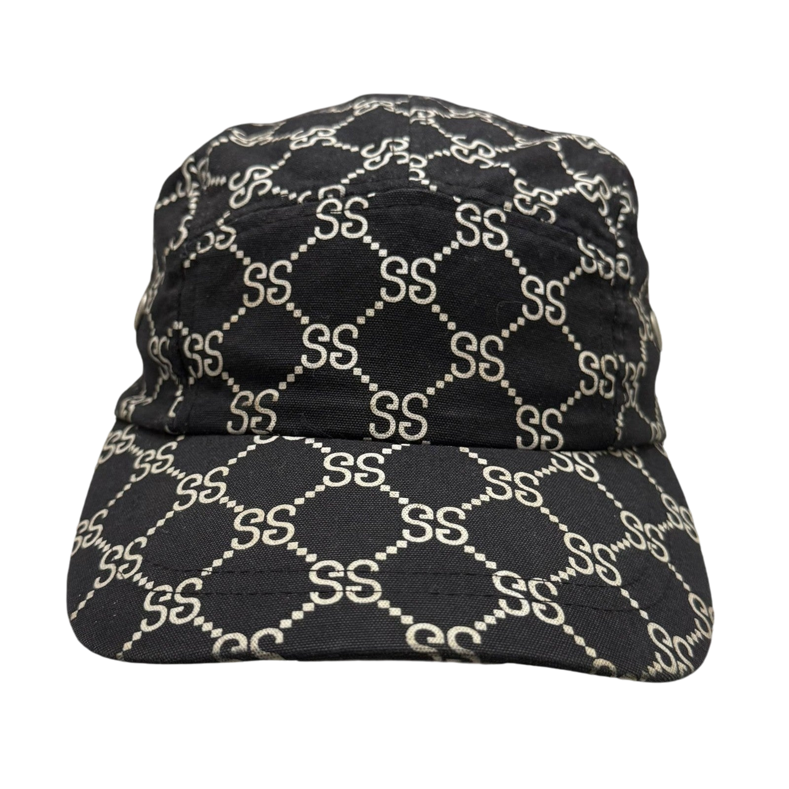 Stussy Vintage 2001 ‘Stucci’ Monogram Cap Black