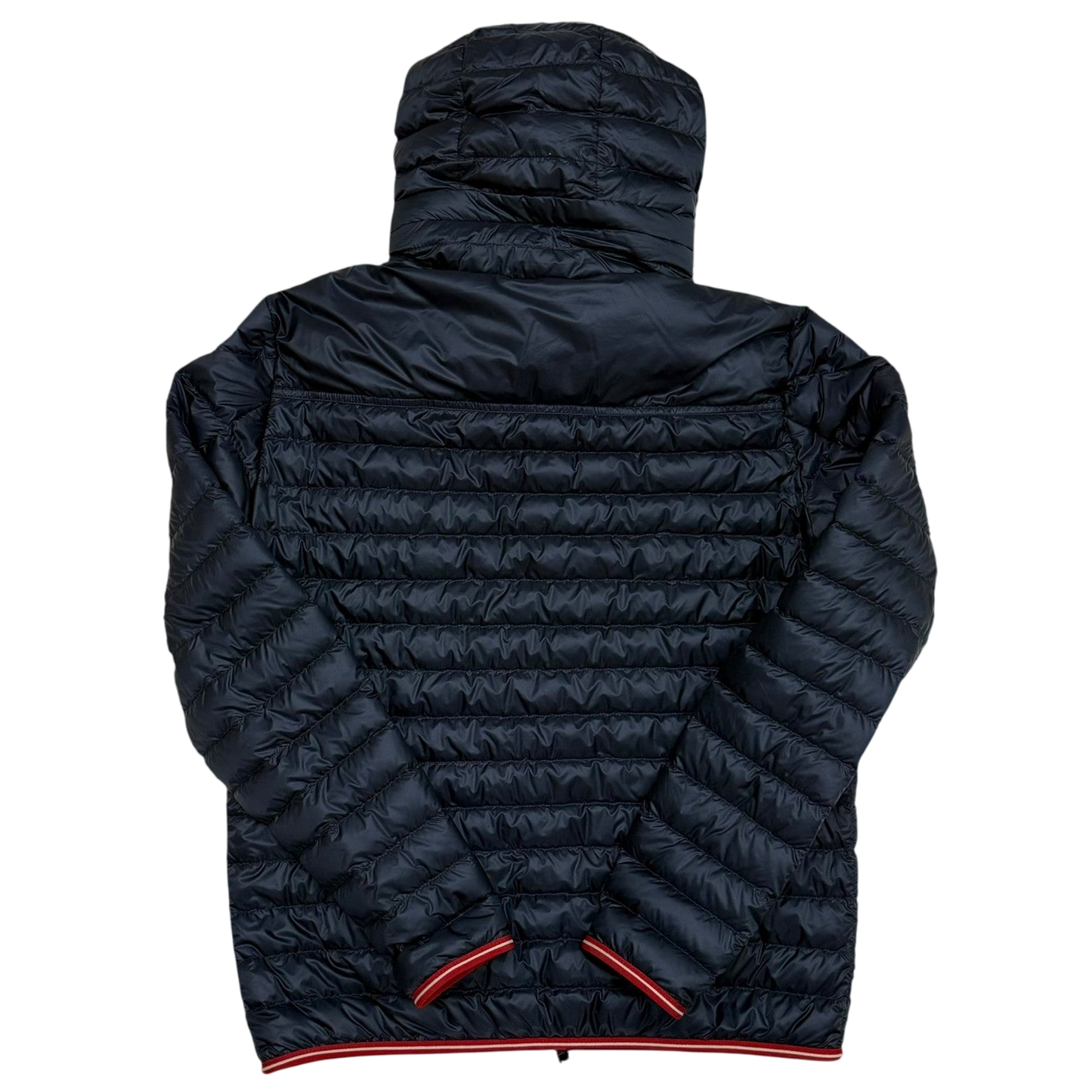 Moncler Clovis Hooded Down Jacket Navy (Fits M-L)