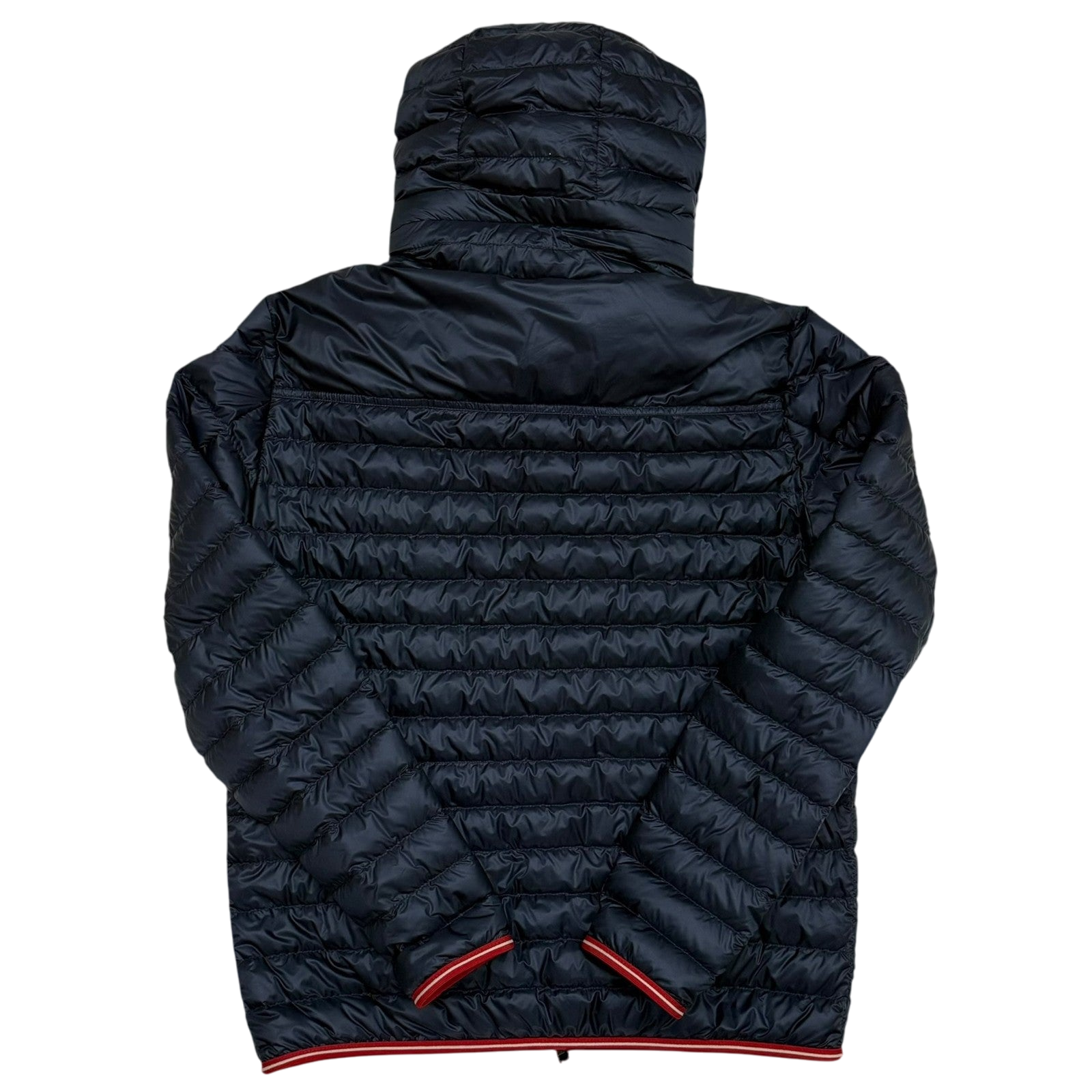 Moncler Clovis Hooded Down Jacket Navy (Fits M-L)