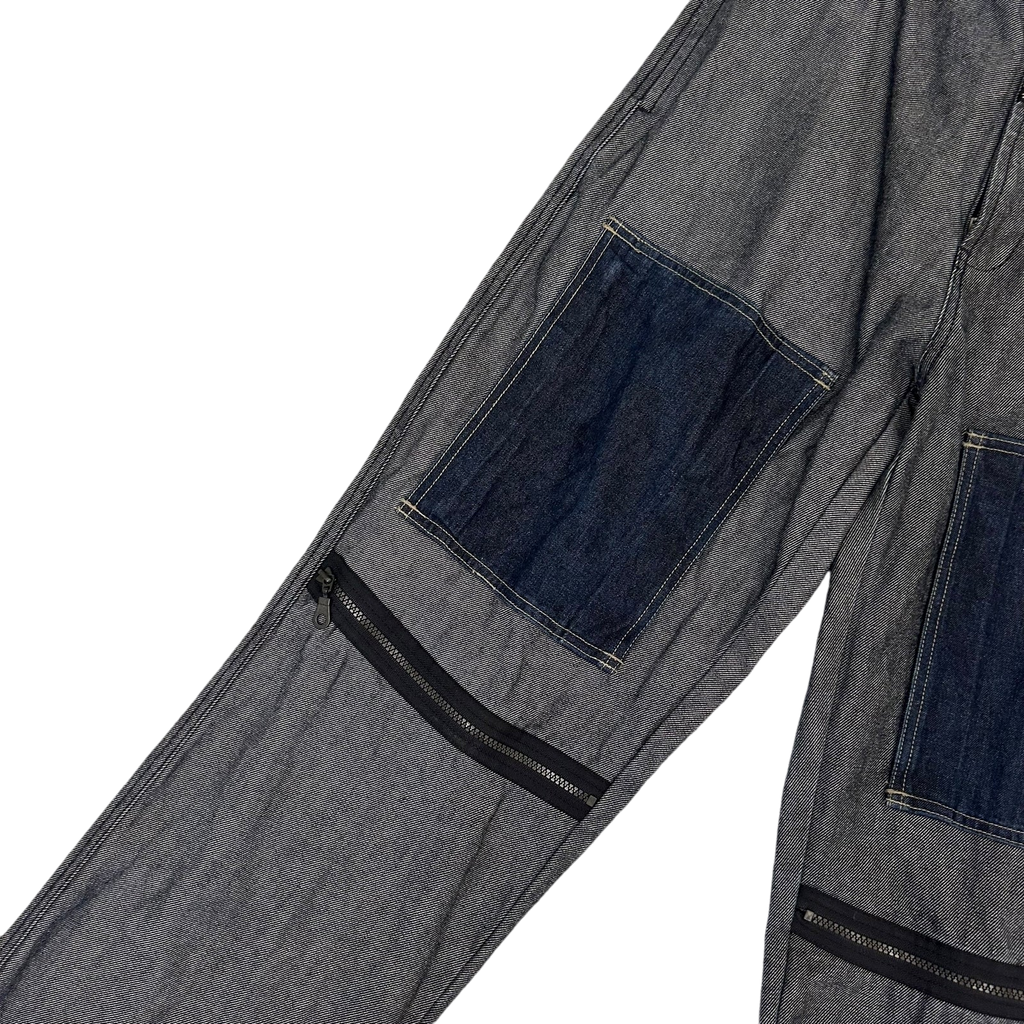 Marithe Francois Girbaud Vintage Selvedge Denim Panelled Jeans