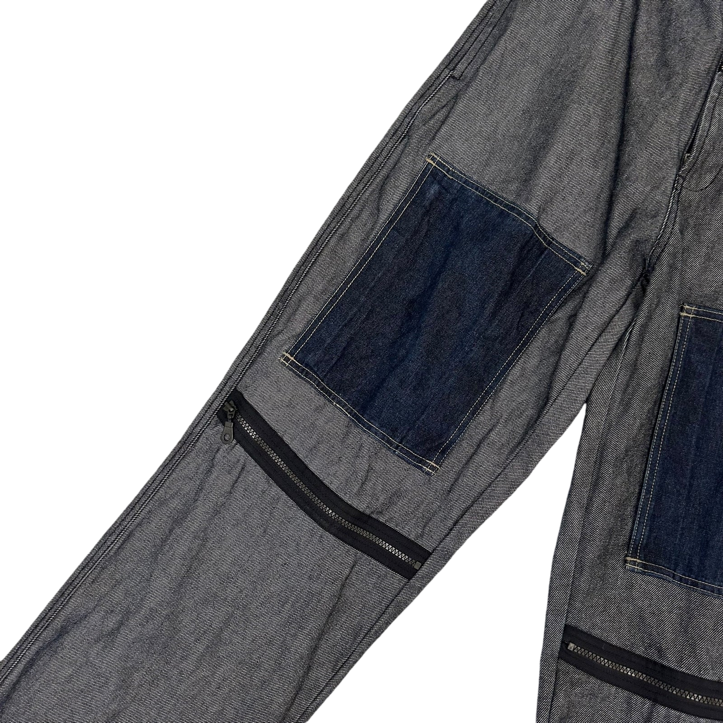 Marithe Francois Girbaud Vintage Selvedge Denim Panelled Jeans