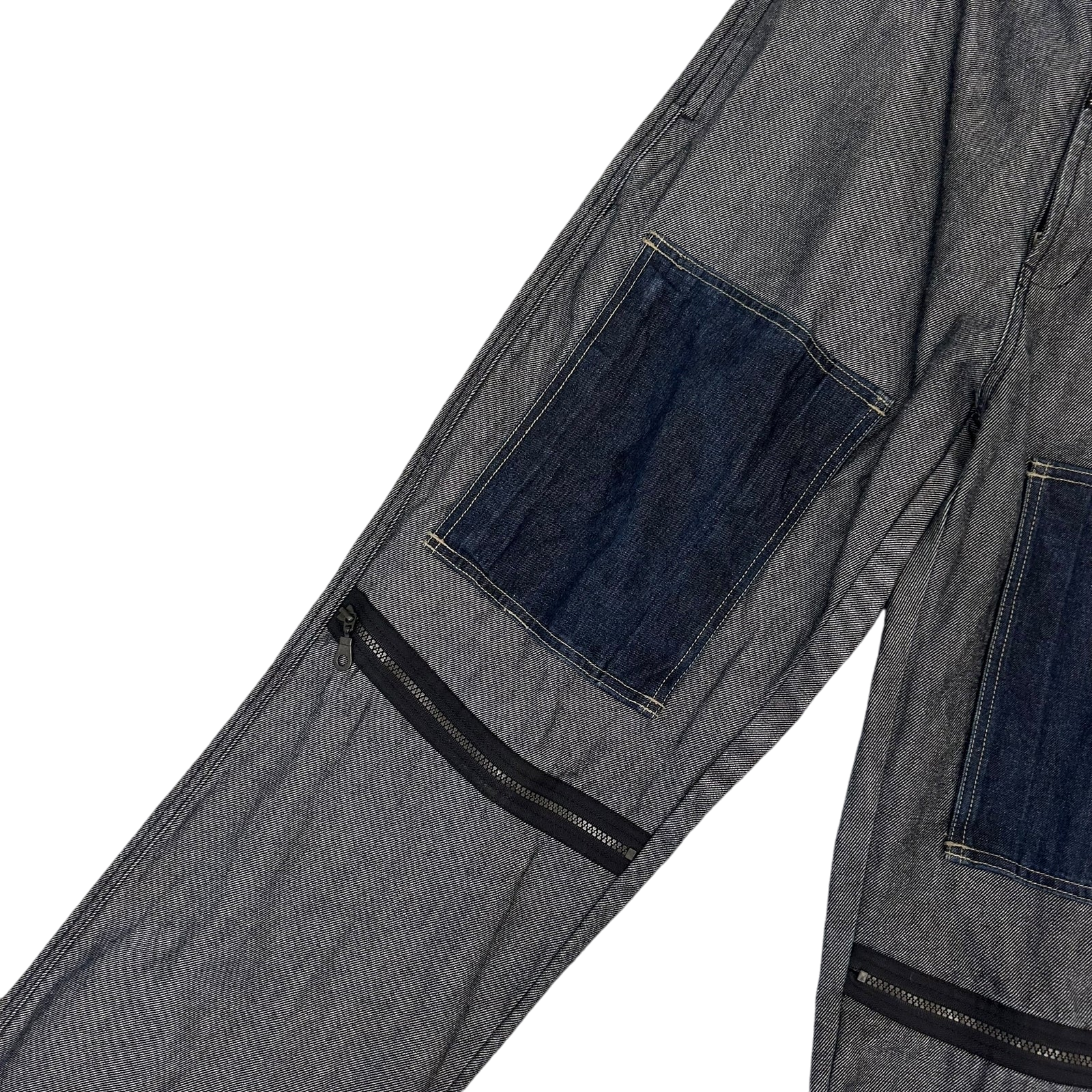 Marithe Francois Girbaud Vintage Selvedge Denim Panelled Jeans