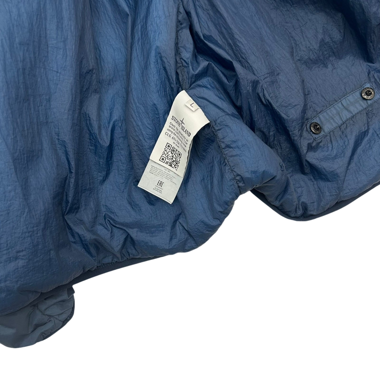 Stone Island Garment Dyed Crinkle Reps NY Blouson Jacket (Fits M/L)