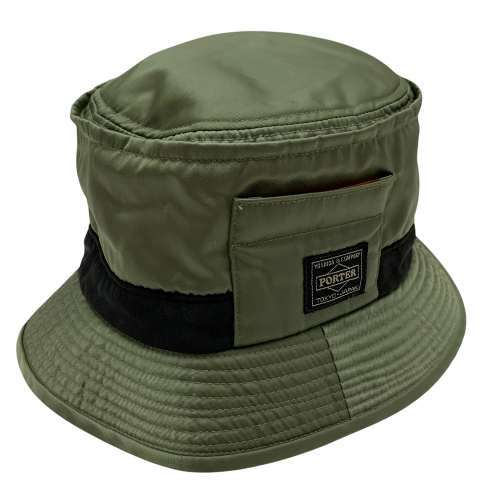Porter x Beams Bucket Hat Military Green