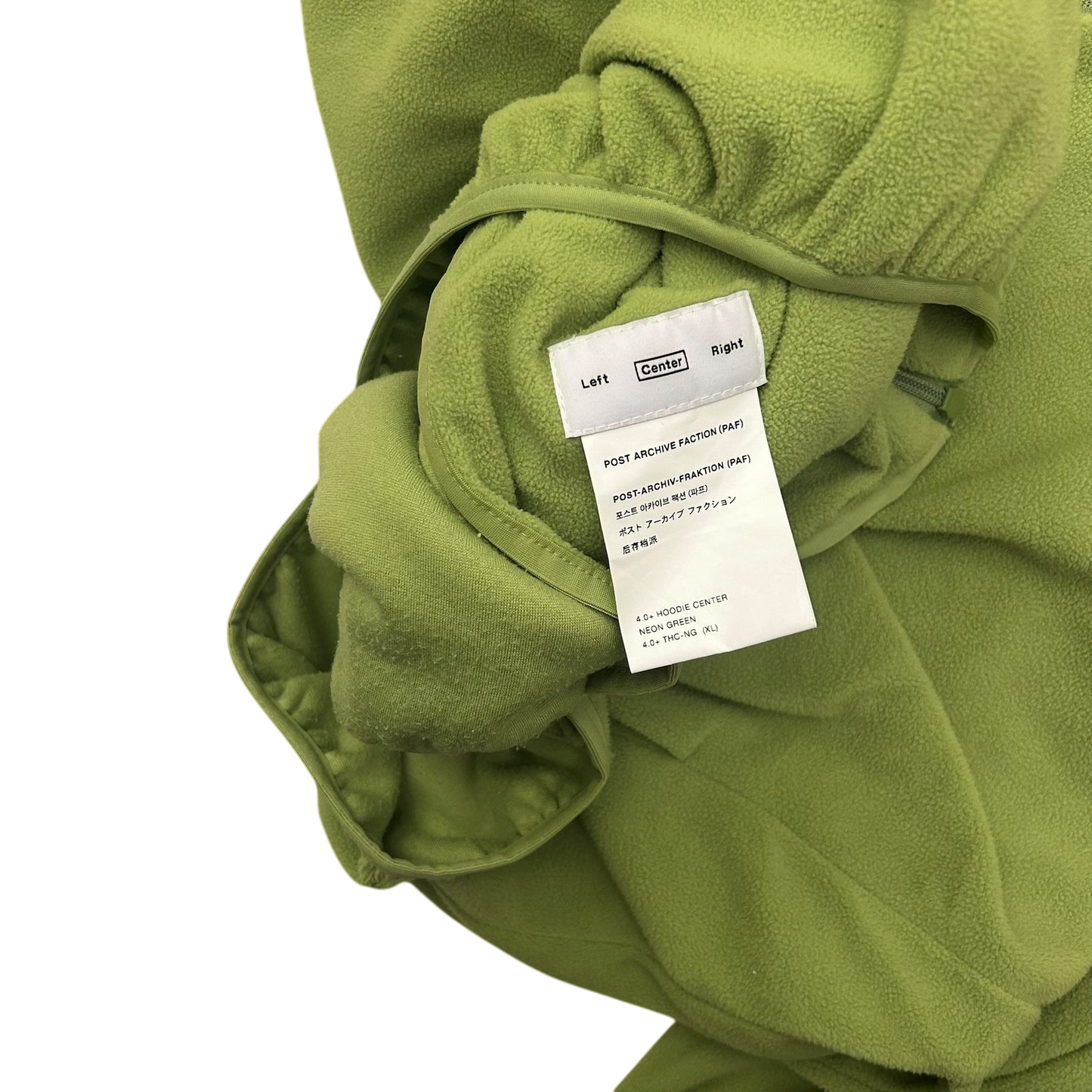 Post Archive Faction (PAF) 4.0+ Centre Hoodie Green (Fits XL-XXL)