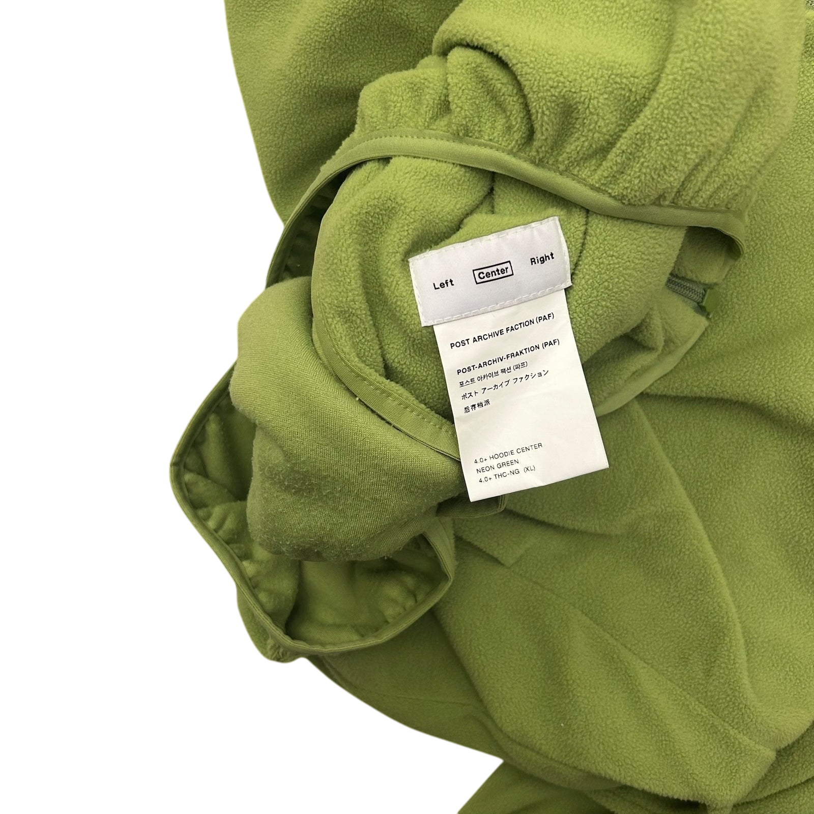 Post Archive Faction (PAF) 4.0+ Centre Hoodie Green (Fits XL-XXL)