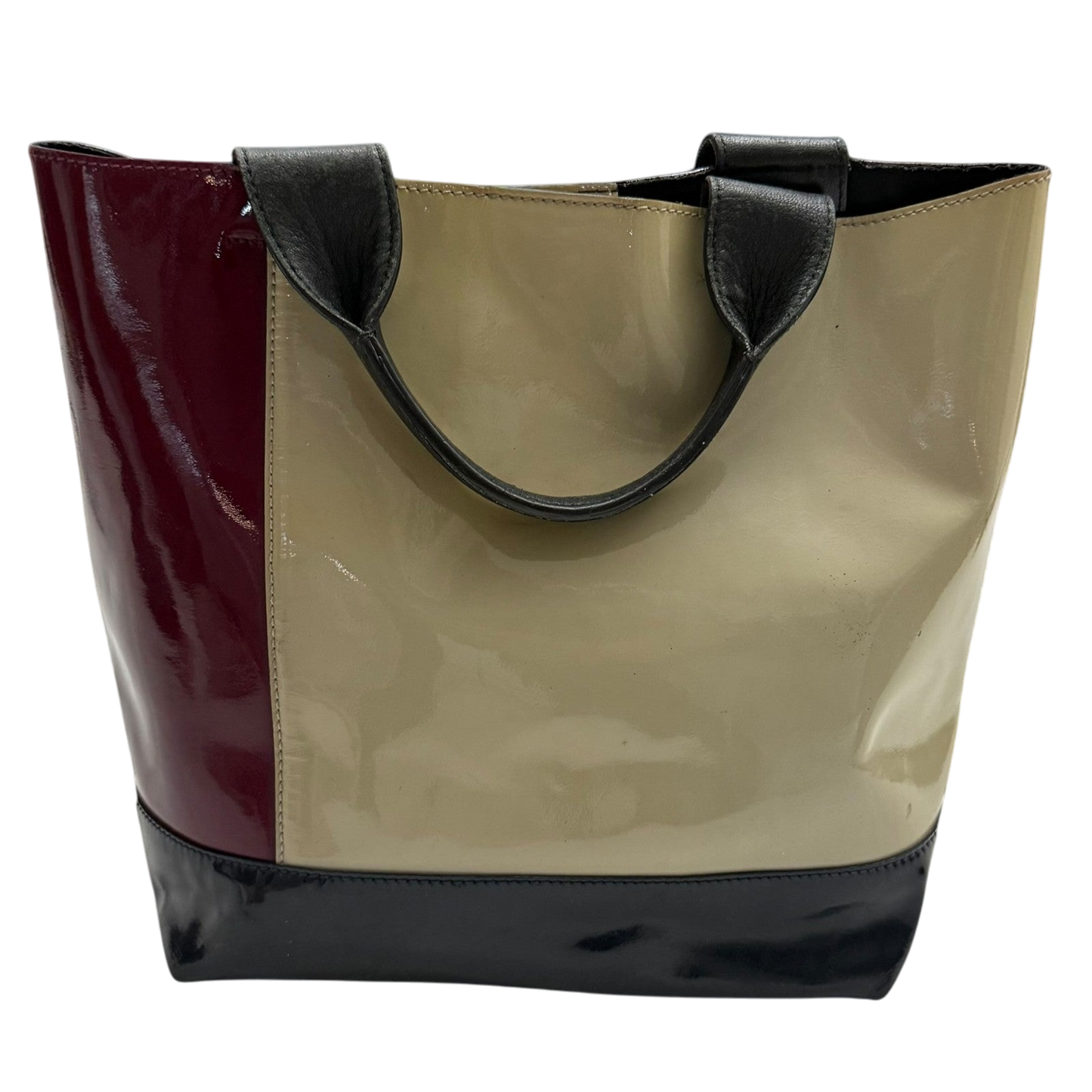 Marni 2011 Colour-Block Patent Leather Bag